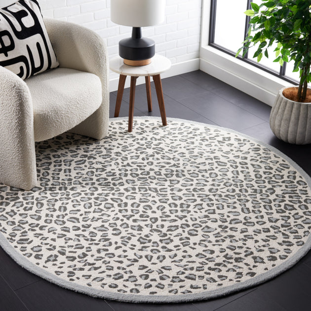 Safavieh MET868 Area Rug Grey/Ivory 4
