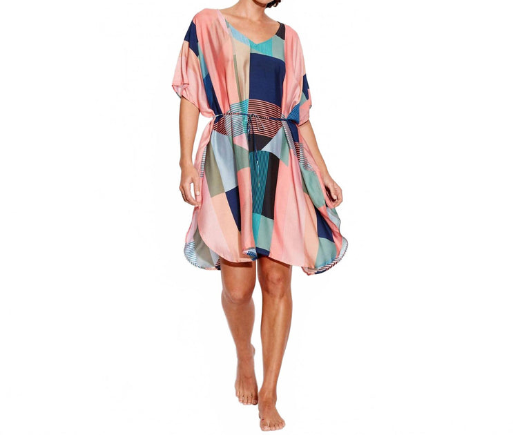 Seafolly Modern Art Kaftan Multi One Size 2