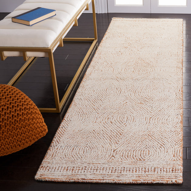 Safavieh Abstract ABT340 Area Rug Ivory/Rust 3