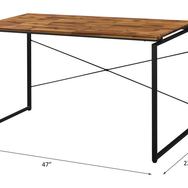 GOODSILO Industrial Writing Desk Oak 4
