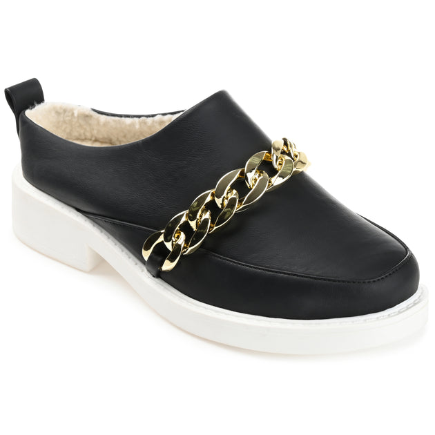 Journee Collection Sheah Flat Black US 9.5 2