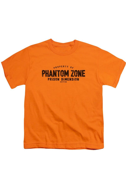 Gildan Superman Phantom Zone Short Sleeve Youth Tee Orange Medium 2