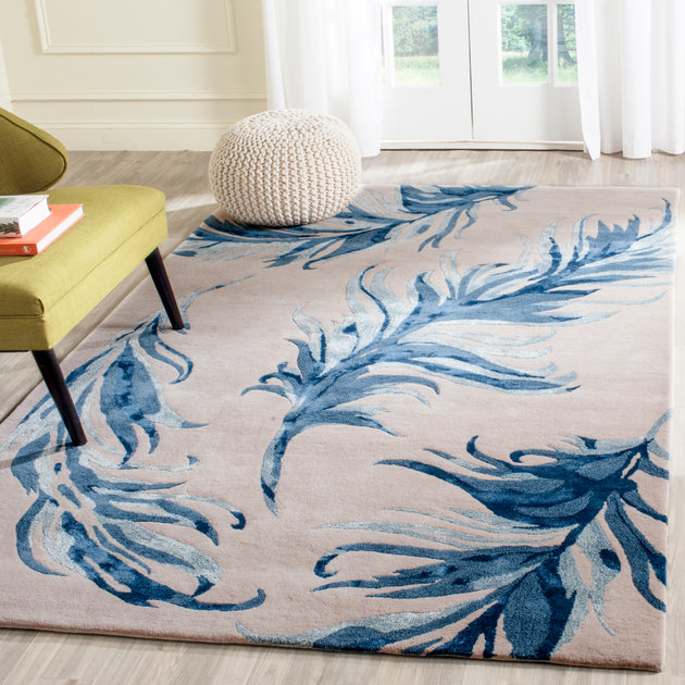 Safavieh Allure handgetufteter Teppich, Beige / Blau 2