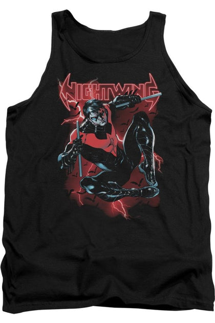 Gildan Batman Nightwing Tank Top Black Small 2