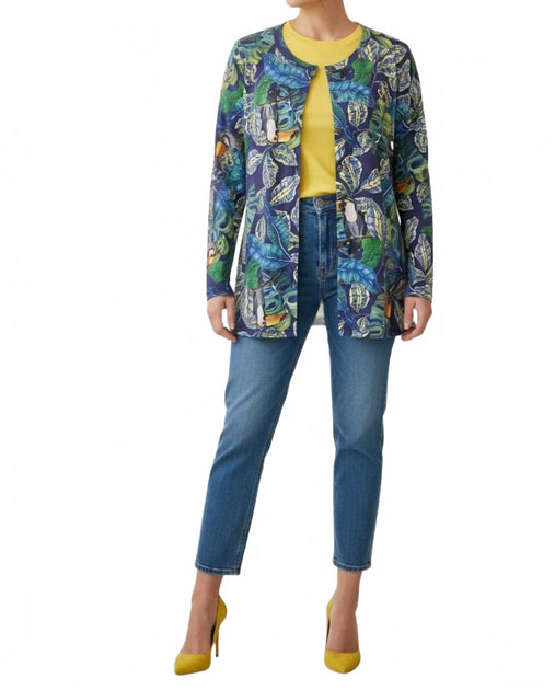 Diva USA Button-Through Knit Cardigan Multi EU 34 2