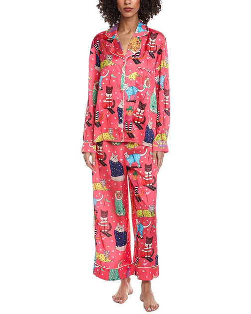 Karen Mabon 2pc Pajama Set Red Small 2