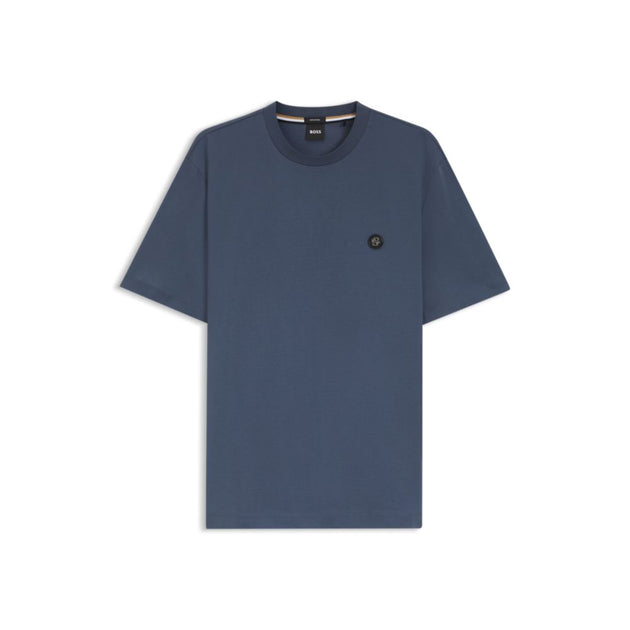 Boss Mercerized Cotton T-Shirt Blue XXXLarge 2