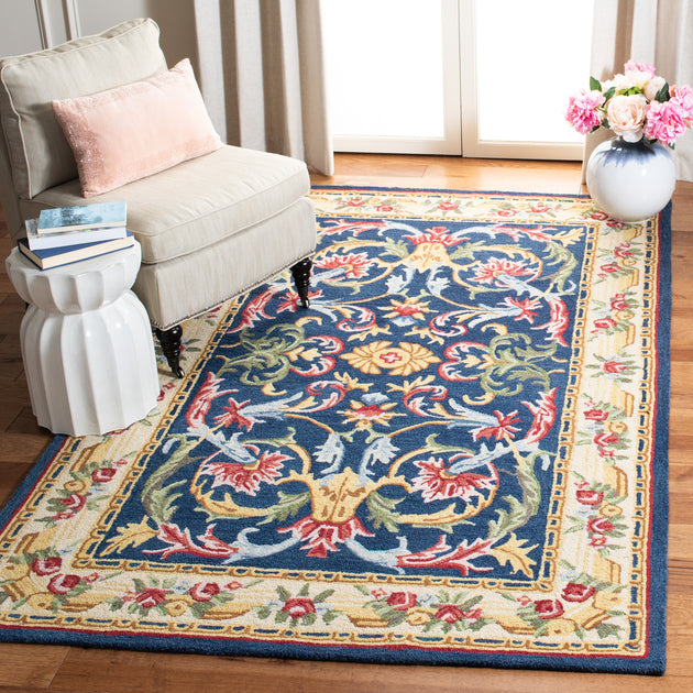 Safavieh HG657 Area Rug Navy/Ivory 2