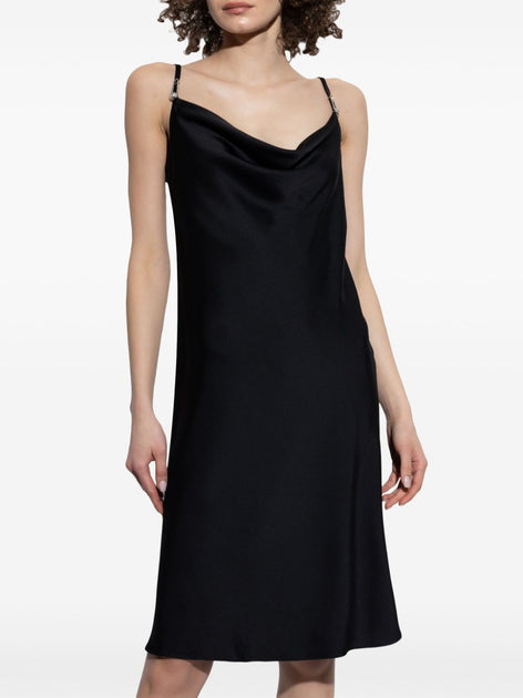 Versace Schwarzes knielanges Kleid 4