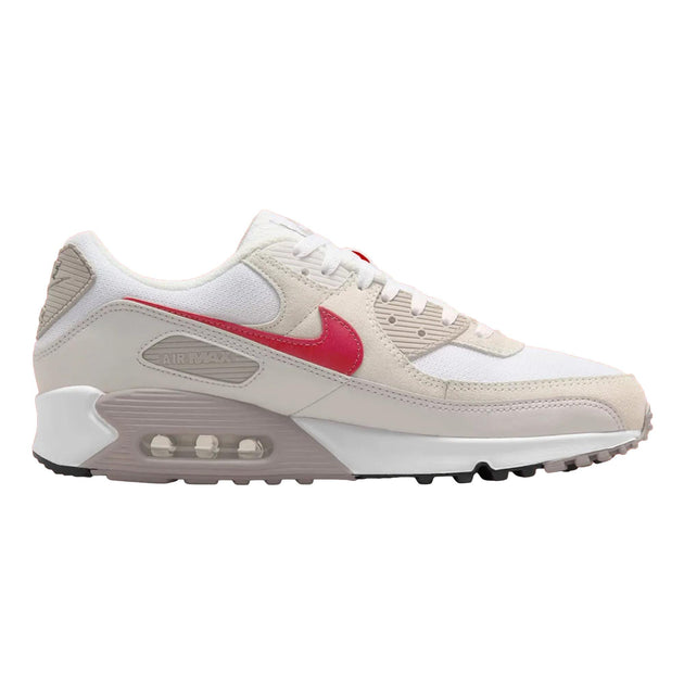 nike air max 90 white and university red