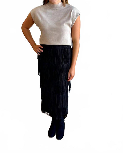 Anonyme Mockneck Sparkle Top Silver Large 2
