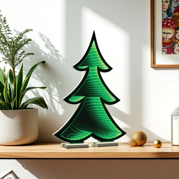 Hivvago Christmas Tree Tabletop Sculpture Green 24in 2