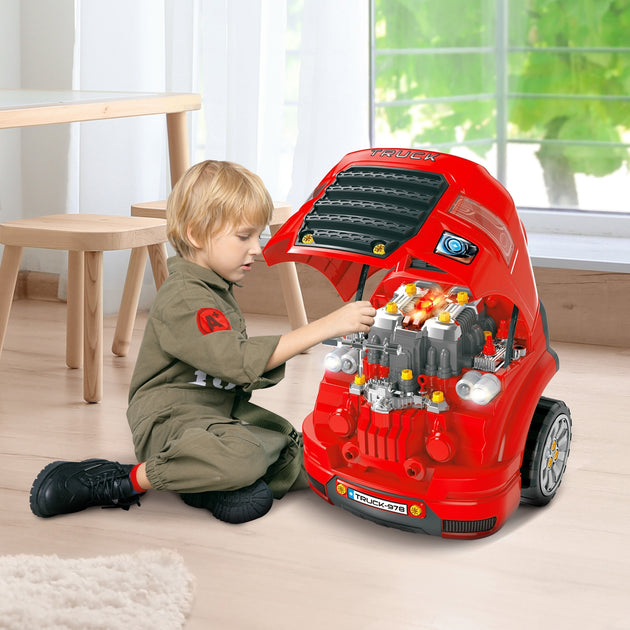 Hivvago Toddler Mechanic Toy Set Red 3
