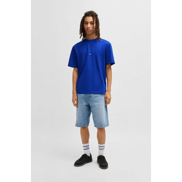 Hugo Boss Cotton-jersey T-shirt Blue Medium 3