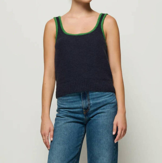 Nation LTD Peggy Sue Tank Top Blue Small 3