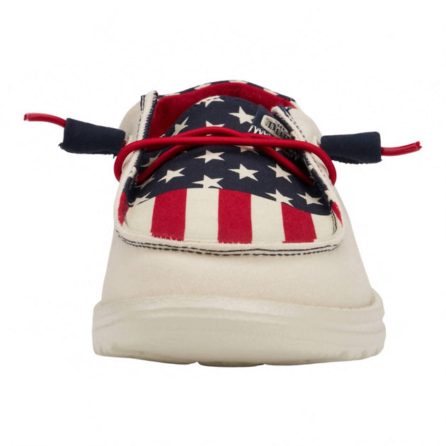 Hey Dude Wendy Americana Shoes Multi US 8 4