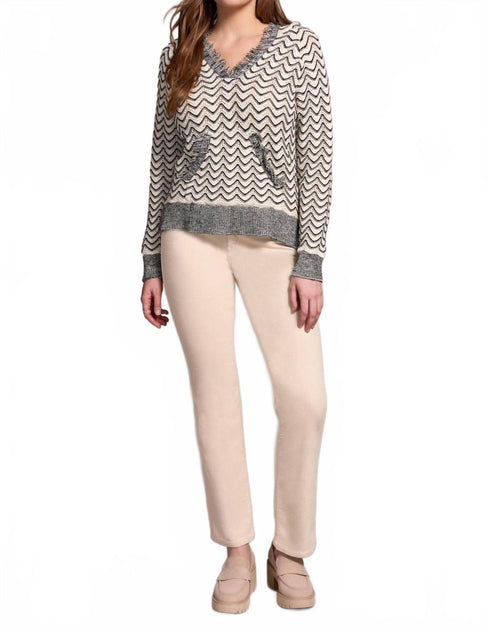 TRIBAL Hooded Sweater Beige Medium 3