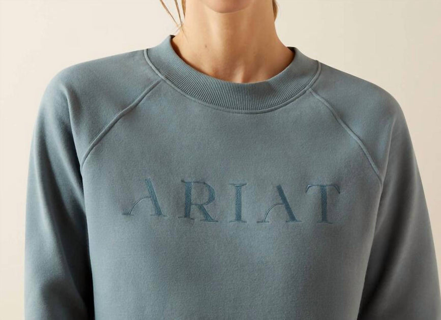 Ariat Martine Crewneck Sweatshirt Grün XXL 4