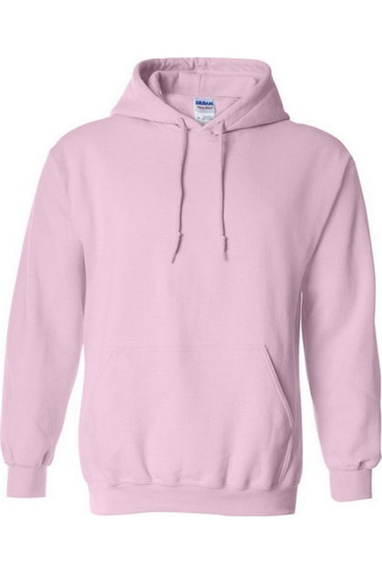 Gildan Heavy Blend Adult Unisex Hooded Sweatshirt Pink Small 2