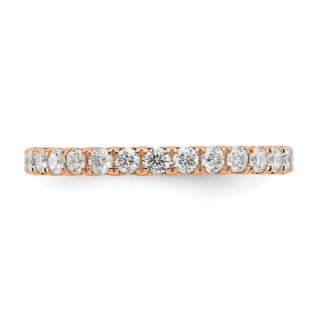 Diamond2Deal Lab Grown Diamond Eternity Band Rose Gold US 8 4