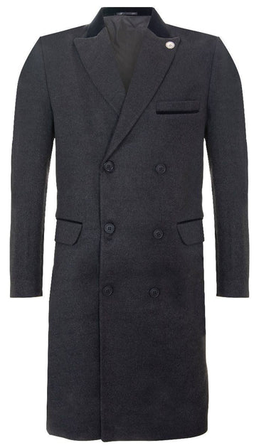 Oliver Tweed Crombie Overcoat Grey US 48 Regular 2