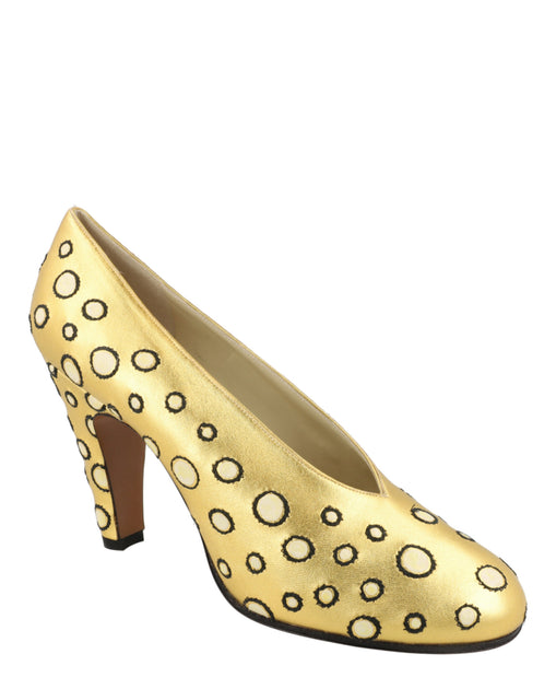 Salvatore Ferragamo Argo Archive Pumps Yellow US 6 3