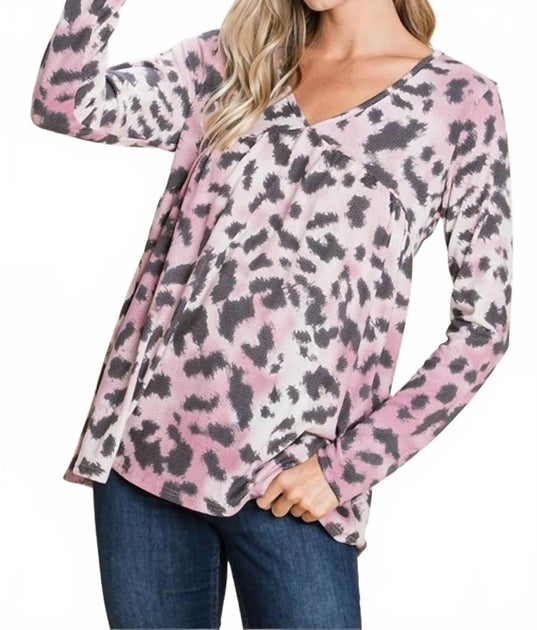 VIAMOR Hexa Pattern Top Grey Small 2