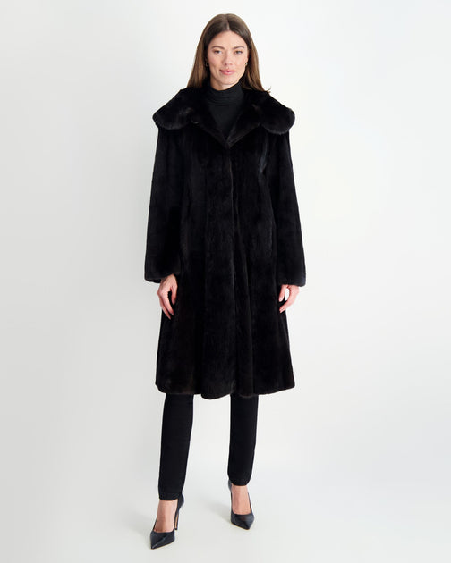 Gorski Mink Parka Brown Small 2