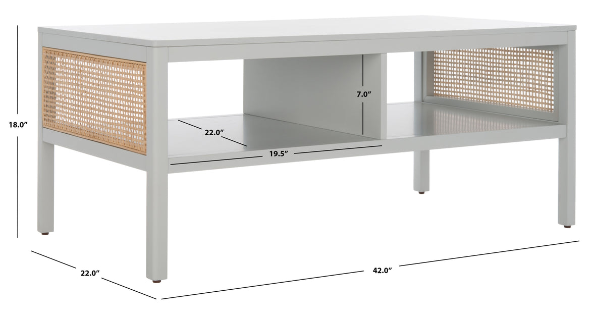 Safavieh Miya Coffee Table Navy 4