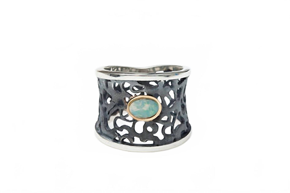 Avenue Chic Lace Ring Black US 9 2