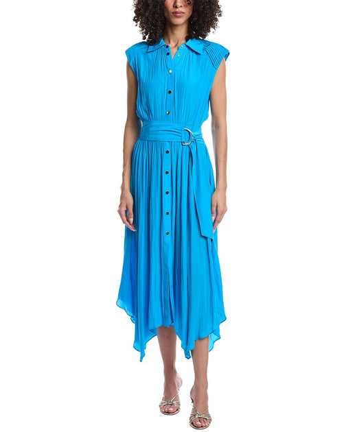 Ramy Brook Ivy Midi Dress Blue XXSmall 2