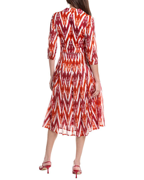 Samantha Sung Audrey Shirtdress Multi US 4 4