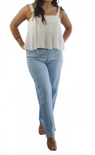 trove Wide Leg Slacks Blue XLarge 2