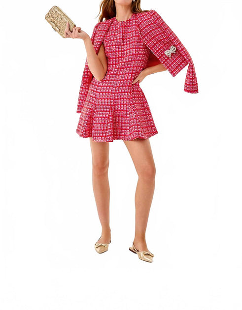 Lilly Pulitzer Enya Boucle Dress Red US 14 4