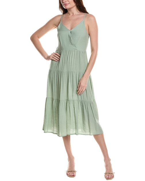Maison Maar Tiered Midi Dress | ShopSimon