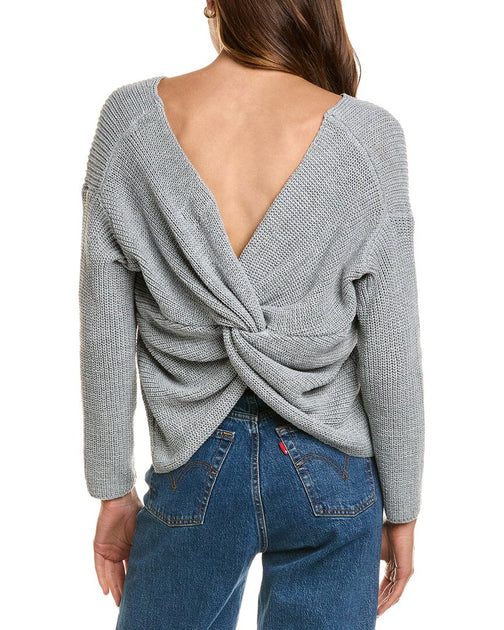 JAK V-Neck Sweater Grey Medium/Large 3
