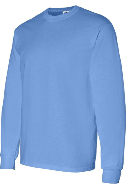 Gildan Heavy Cotton Long Sleeve T-Shirt Blue XXXLarge 4