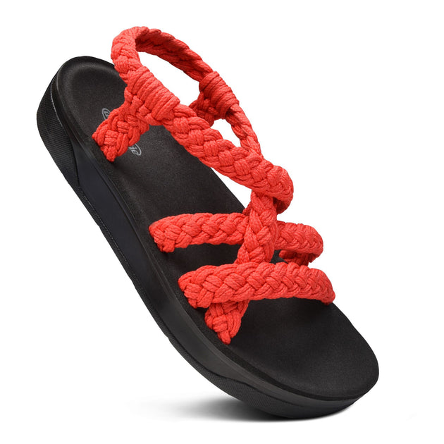 Aerothotic Maris Sandals Orange US 9 3