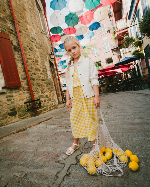 Deux par Deux Capri Jumpsuit Yellow 4T 3