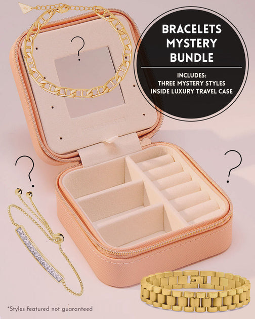 Sterling Forever Bracelet Mystery Bundle & Jewelry Case Multi 2