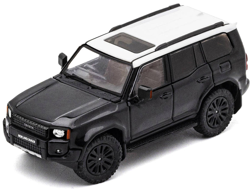 GCD Toyota Land Cruiser Prado 250 Black White 1/64 Diecast Model Car 3