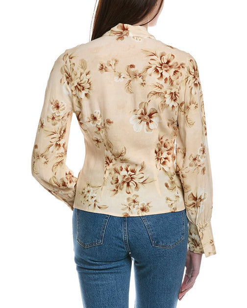 Lost + Wander Dream Of Iris Blouse White Large 3