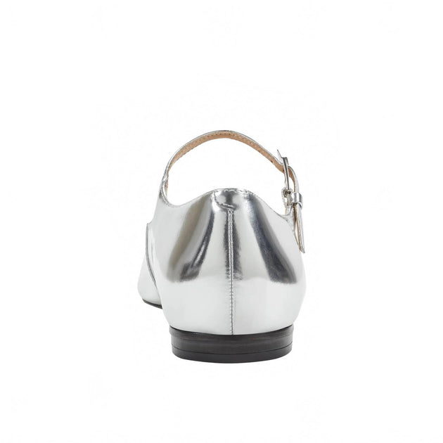 Marc Fisher Trella Mary Jane Flat Silver US 9.5 4