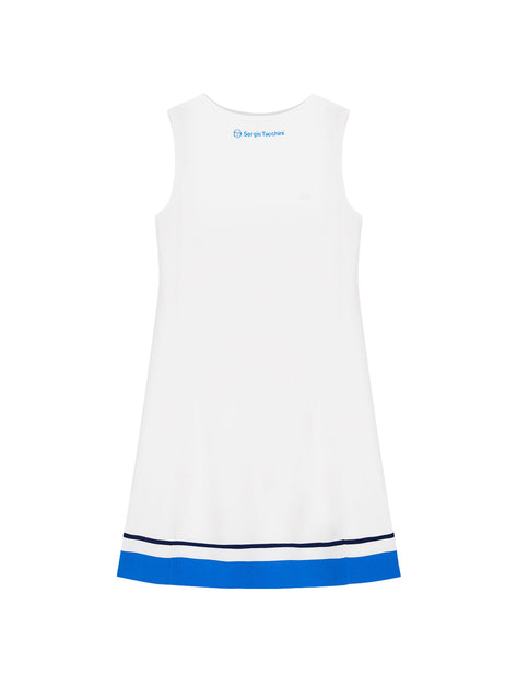 Sergio Tacchini Resort Flare Dress White Medium 3