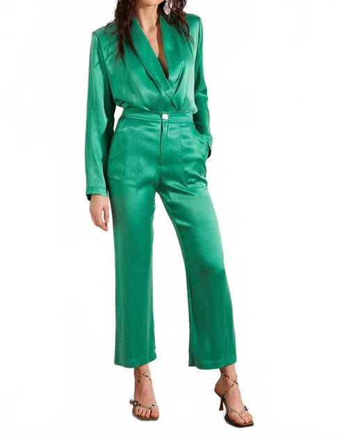 R.G. Kane Linen Blend Trousers Green XSmall 2