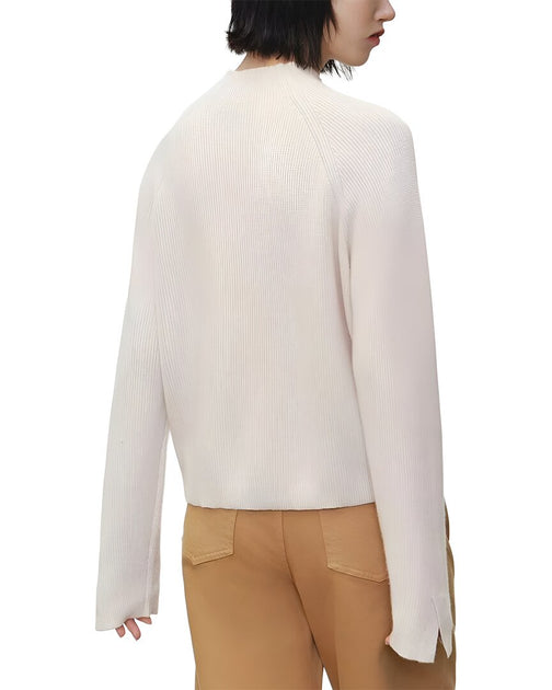 August 1987 Wool & Cashmere-Blend Sweater Ivory US 4 3