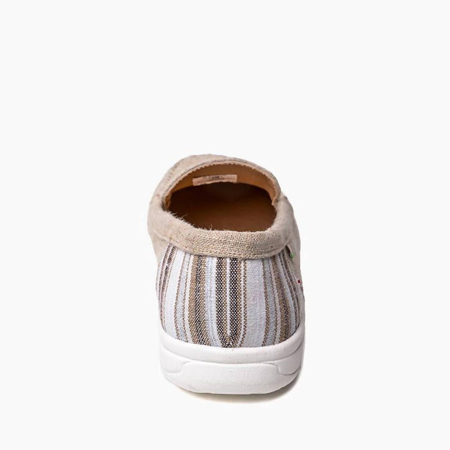 Minnetonka Discover Canvas Moccasin Beige US 9 3
