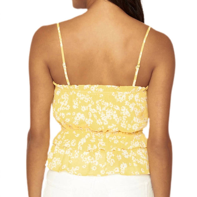 Lost + Wander Daisy Field Cami Top Jaune Medium 3