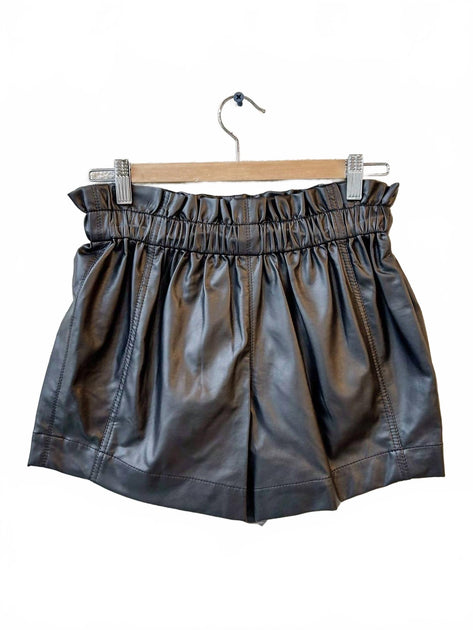Isabel Marant Naline Pull-On Shorts Schwarz 38 4