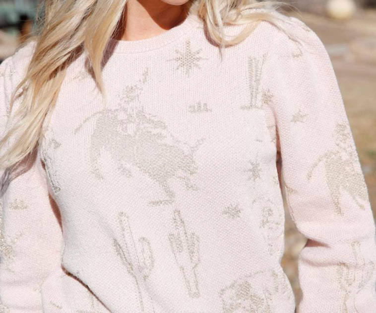 Cruel Girl Pullover Strickpullover mit langen Ärmeln Beige Small 3